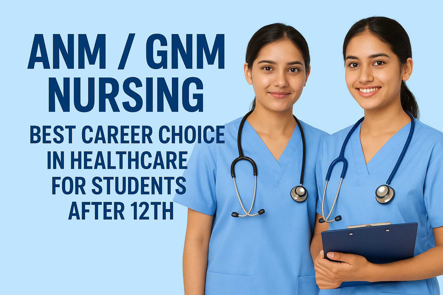 Nursing is one of the most respected and rewarding professions in the healthcare sector. With the rising demand for qualified nurses in hospitals, clinics, and healthcare centers, ANM (Auxiliary Nursing Midwifery) and GNM (General Nursing and Midwifery) courses have become popular career options after 12th.