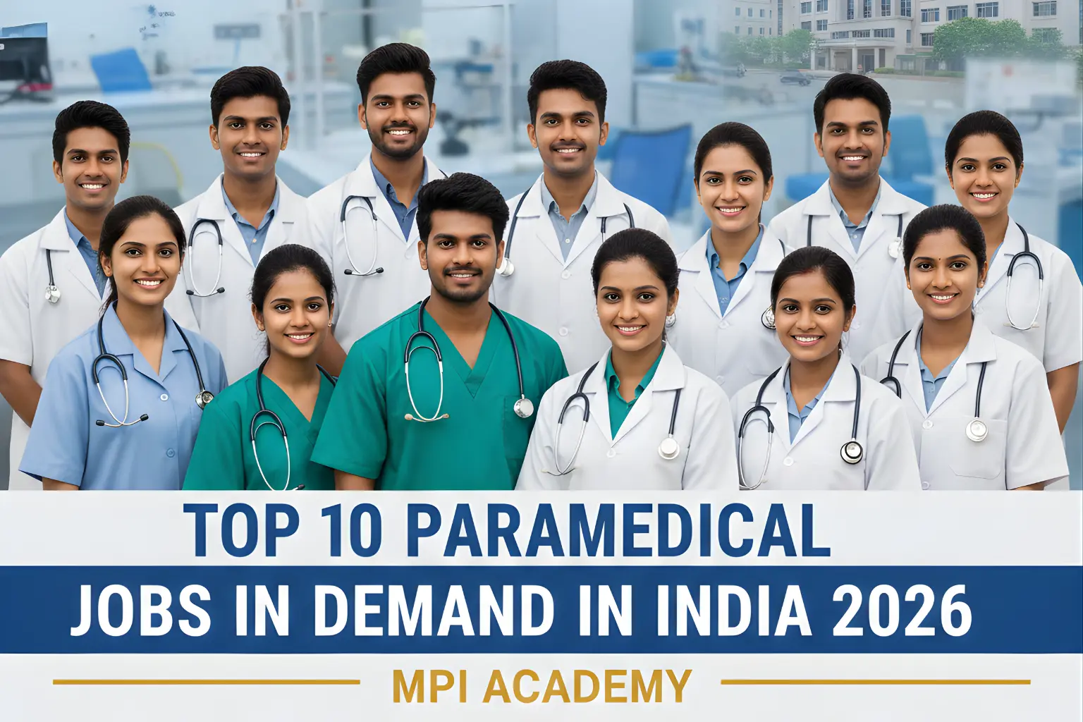 Top 10 Paramedical Jobs in Demand in India 2026 MPI Academy